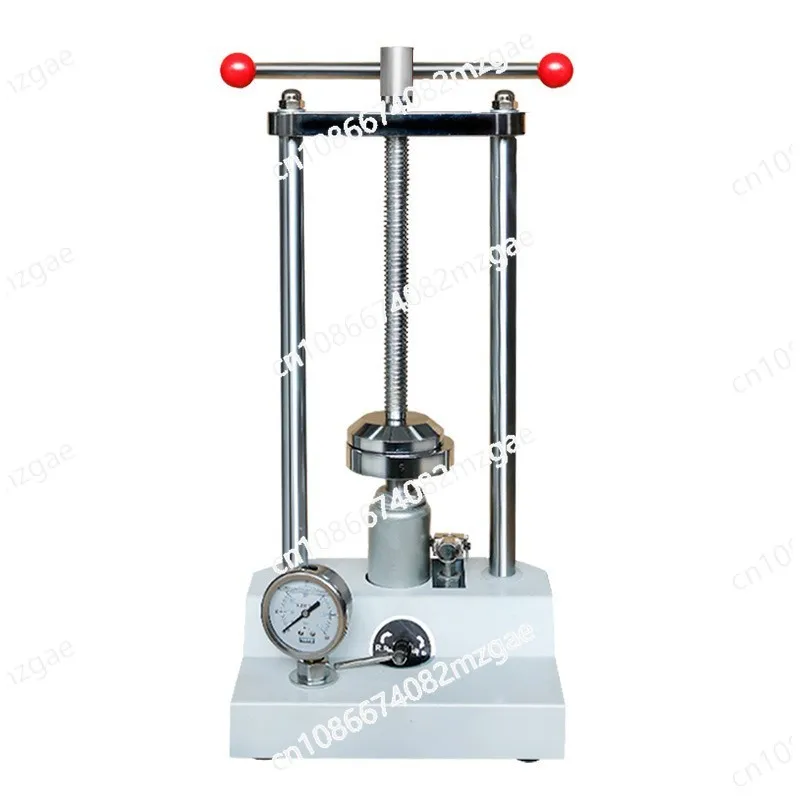 

Press, hydraulic press for dental laboratories, automatic press with pressure gauge