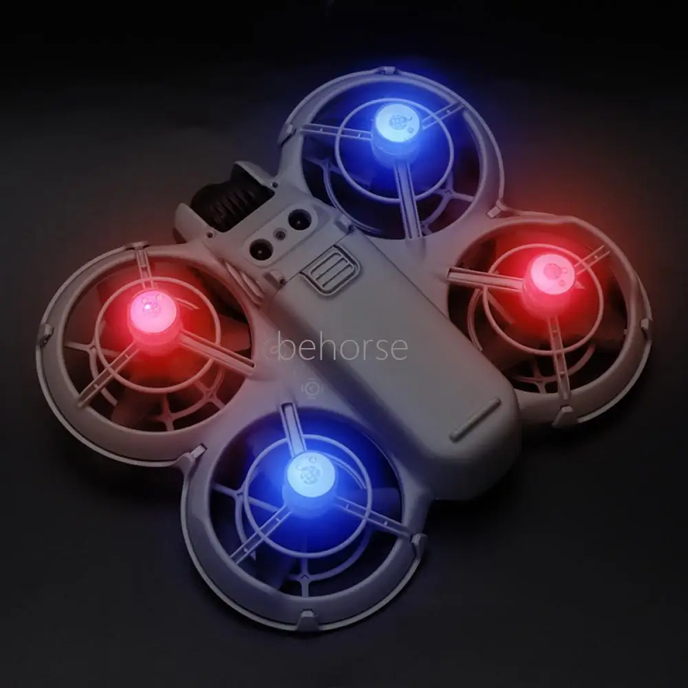 ضوء صغير لـ DJI Neo/Flip Night Flight Safety Light خفيف الوزن للطيران الليلي ضوء واقي لملحقات طائرة DJI Neo بدون طيار