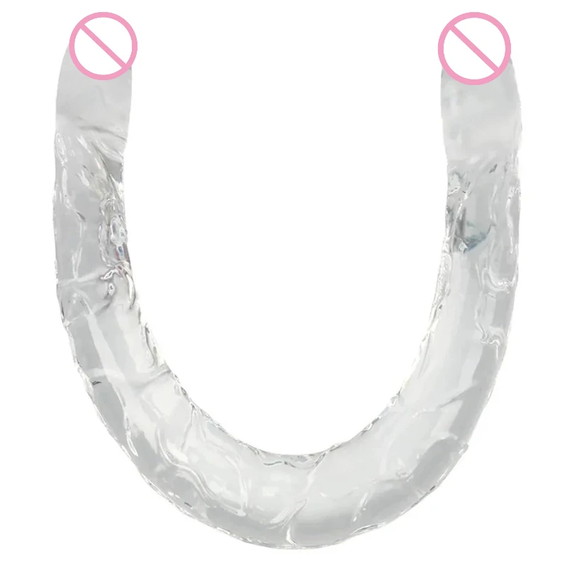 Adult Sex Toy Anal Toy Dual-head Ultra-long and Extra-large Simulated Dual-head Fake Penis, Simulated Penis, Lesbian Dildo 18+