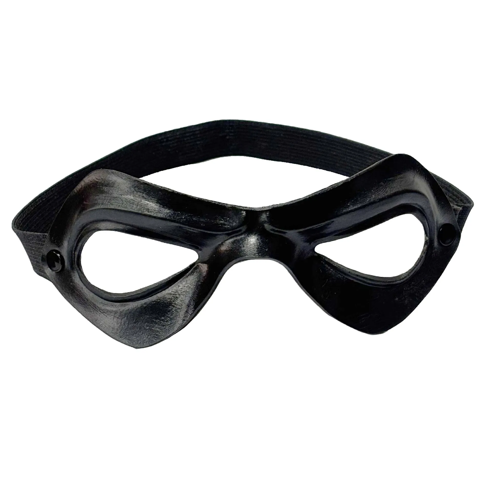 Schwarze Halbgesichts-Augenmaske für Erwachsene, Latex-Augenmaske, Maskerade, Halloween, Karneval, Kostümparty, Cosplay-Requisite – Detail 6