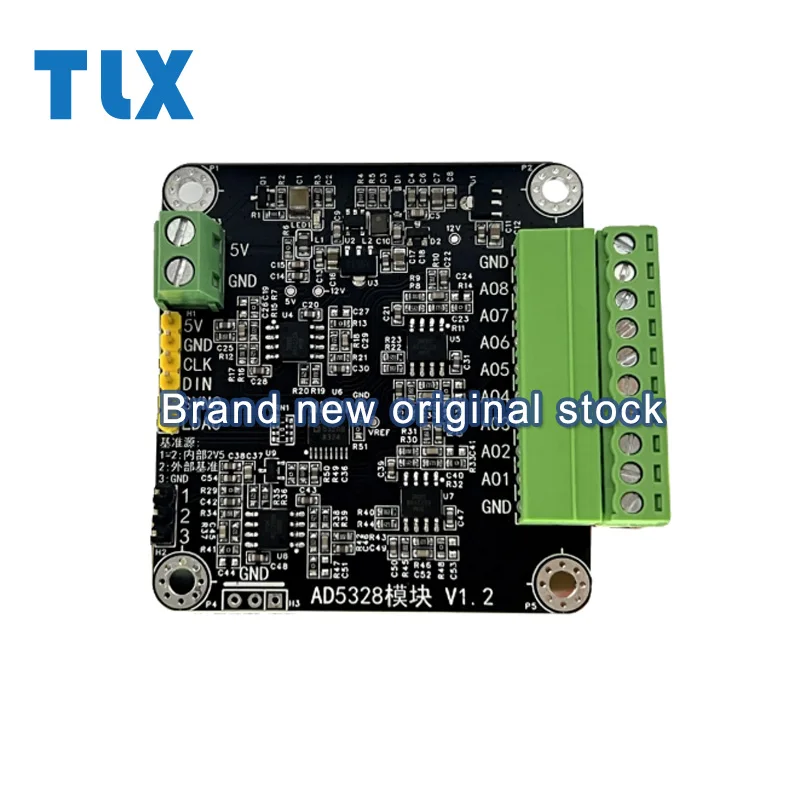 AD5328 eight-channel 12-bit digital to analog converter module multi-channel adjustable ±10V voltage output