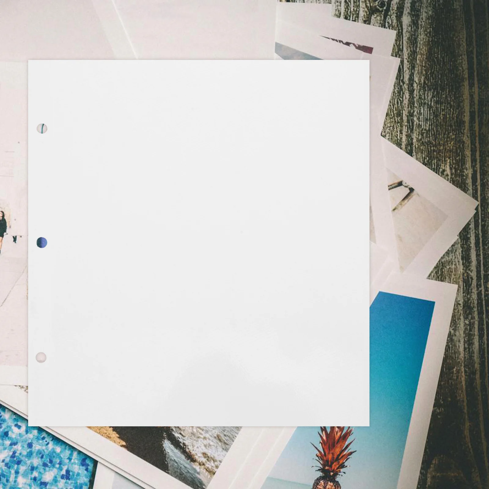 

10Pcs Photo Album Refill Pages Self Adhesive PVC Sheets Scrapbook Binder Protective Sleeves Storage Binder Refill Pages