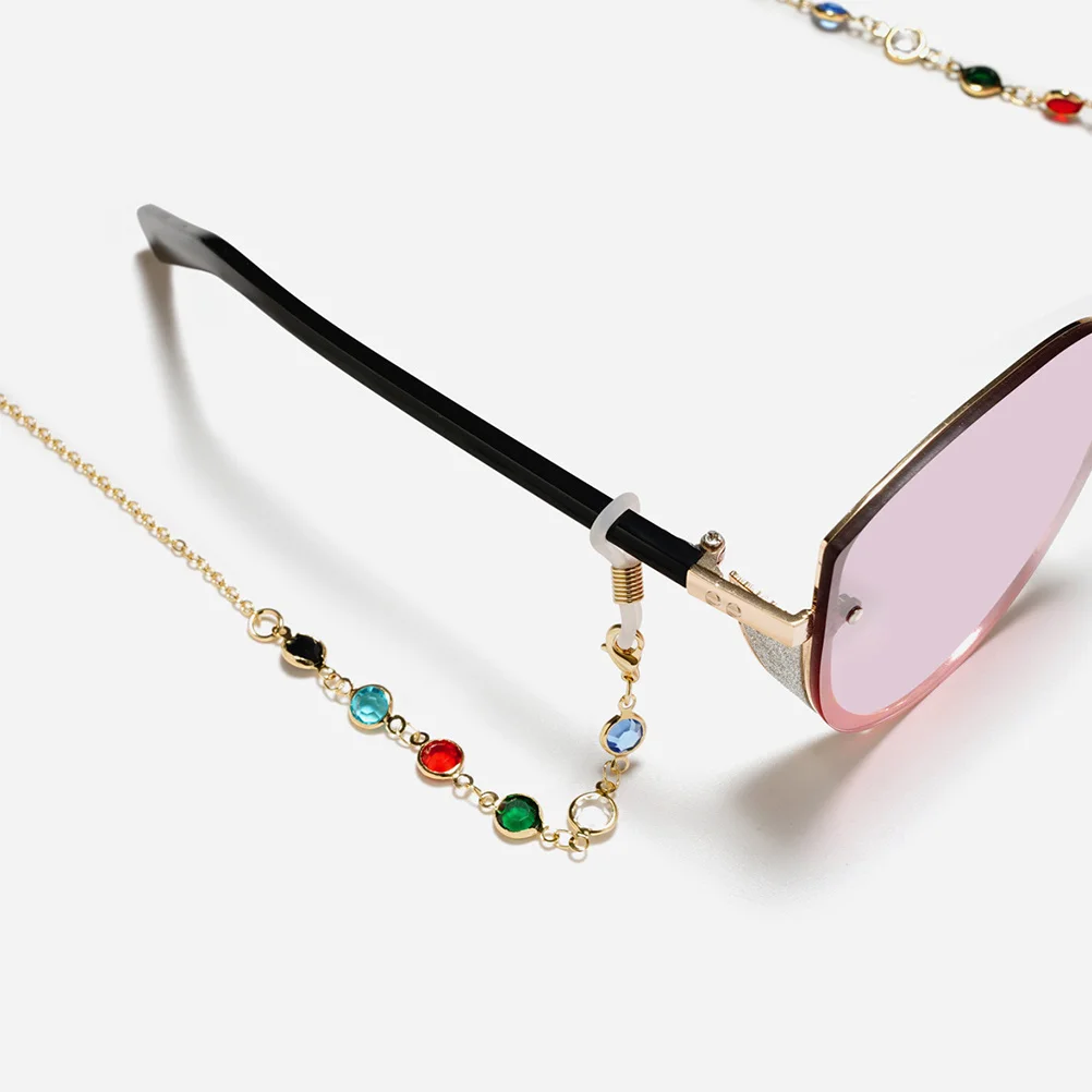 

5Pcs Anti-Slip Eyeglass Beaded Strap Holders Adjustable Necklace String Holder Protective Glasses Chains Accessories