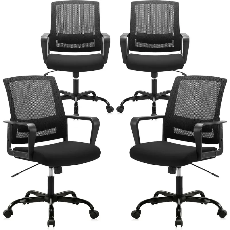 CLATINA Ergonomic Rolling Mesh Desk Chair with Executive Lumbar Support and Adjustable Swivel Design for Home Office Computer