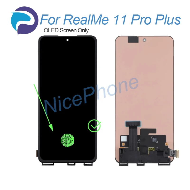 For RealMe 11 Pro Plus LCD Screen + Touch Digitizer Display 2412*1080 RMX3740, RMX3741 For RealMe 11 Pro + LCD screen Display