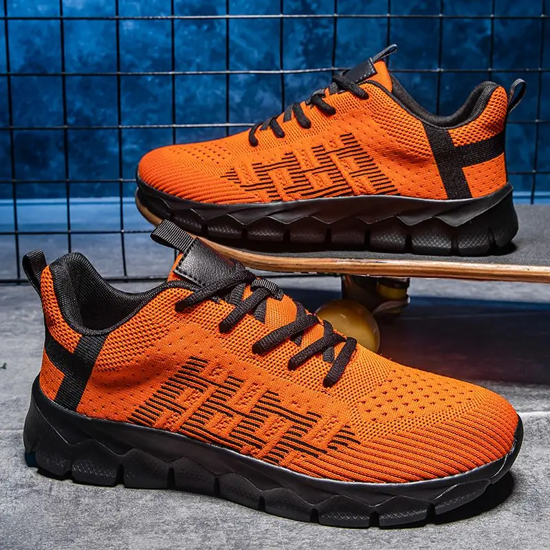 

Дышащая мужская спортивная обувь с сетчатым верхом для бега, удобные оригинальные модные мужские повседневные кроссовки для спортзала по низкой цене