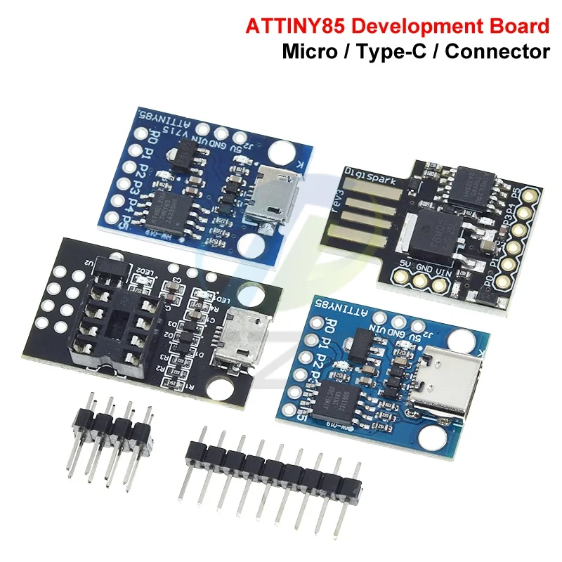TZT 1/3 pièces Digispark Kickstarter Micro carte de développement ATTINY85/TINY85 Module pour Arduino IIC I2C USB