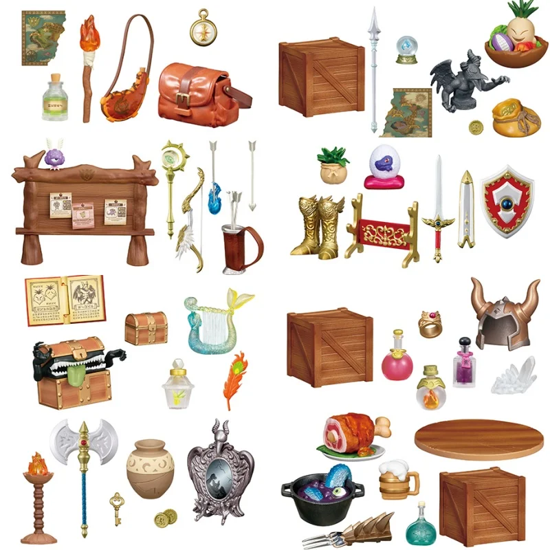 

Re-Ment Оригинальные 8 шт. 뷰ち Güvenルシリーズ Фэнтези-Шоп Магазин игрушек для детей Подарочные Коллекционная модель Украшения