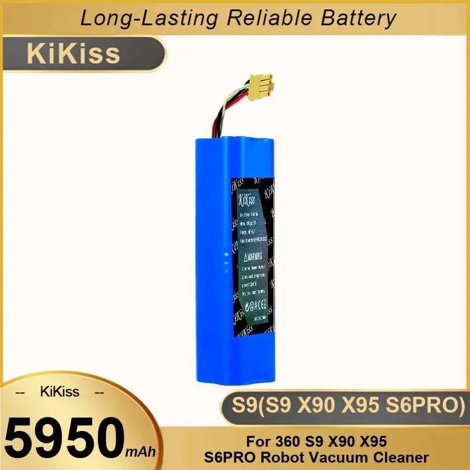 

5950Mah Environmentally Friendly Robotic Vacuum Cleaner Battery For 360 S9 X90 X95 S6PRO Robot
