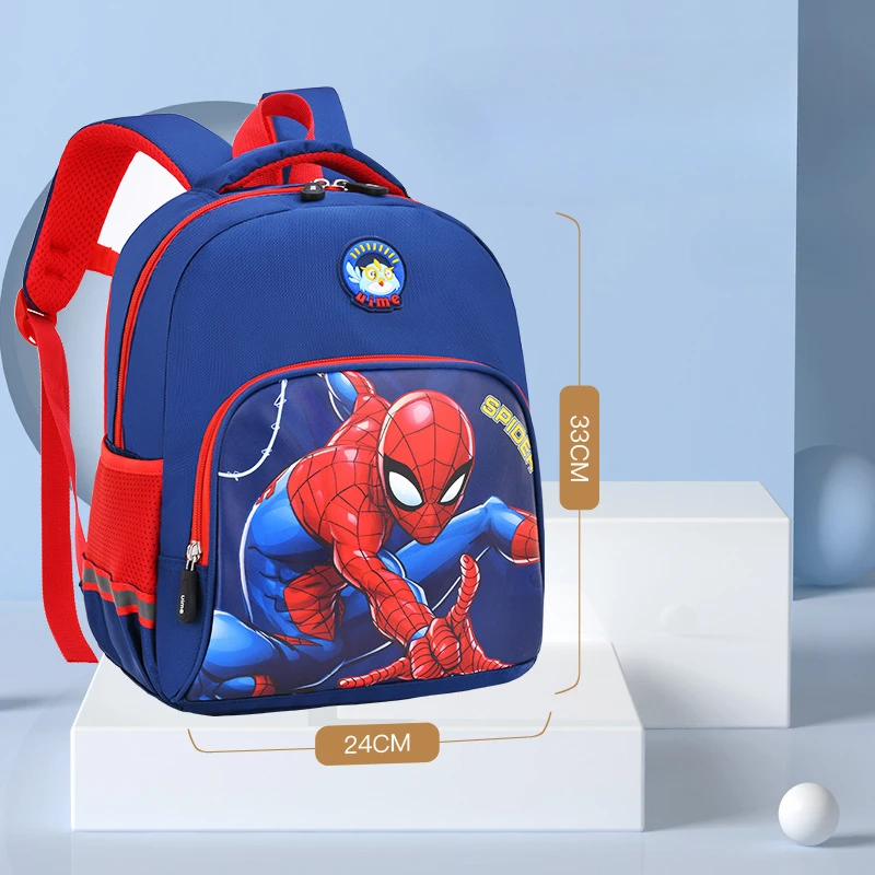 Disney girls frozen Spider-Man backpack lunch Elsa bag pencil cartoon Avengers girl boy  school student gift