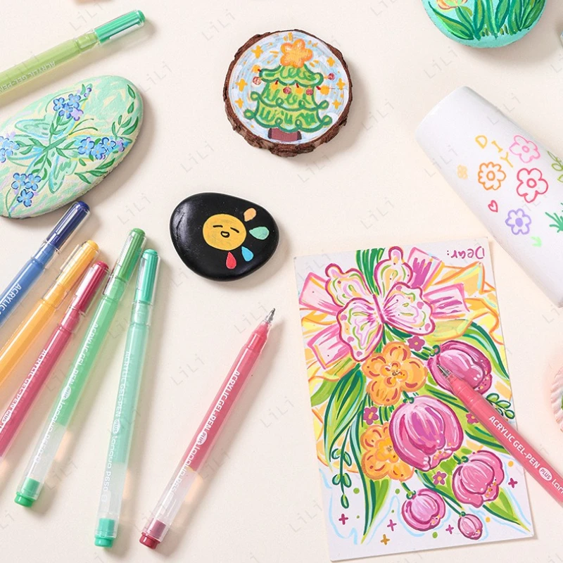 Student Specific Drawing Flash Pen Large Capacity Flash Special Effects Color Neutral Note Taking Key Flash Pen