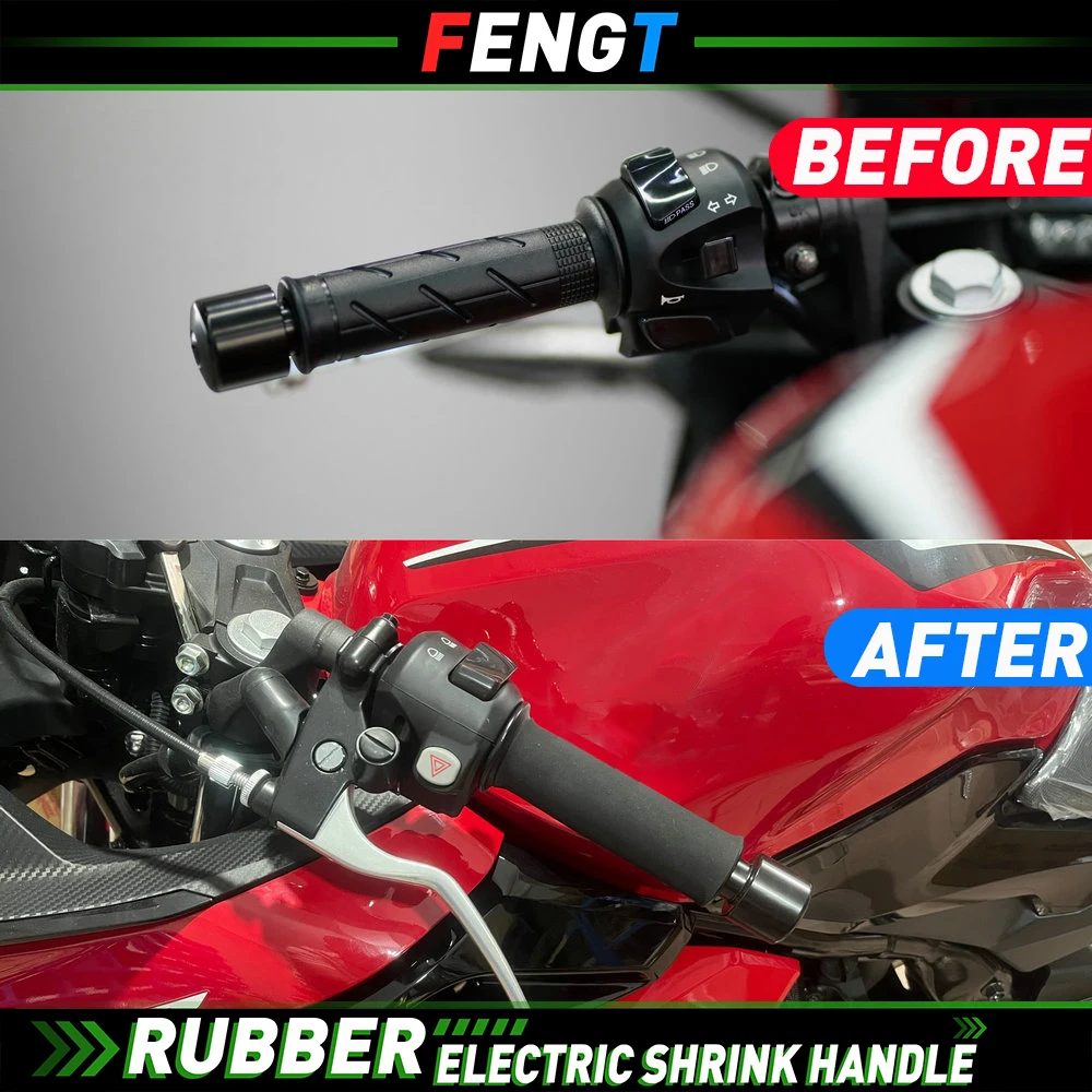 Motorcycle MT03 MT07 MT09 R1200GS R1250GS F850GS S1000R F900 R3 C400X CB500X CB650R Heat Shrink Handlebar Grips No-slip Handle