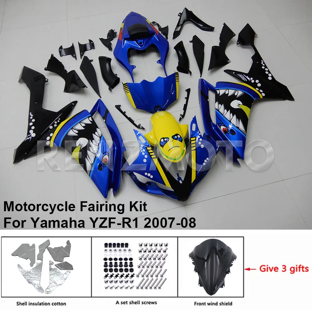 

Y1007-1002b Motorcycle Fairing Set Body Kit Plastic For YAMAHA YZF-R1 2007-2008 Accessories ABS Injection Bodywork