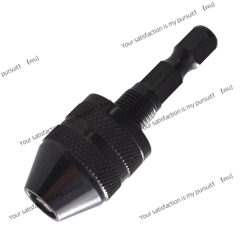 Quick Change Chuck Adapter 1/4 Hexagonal Shank 0.3-3 Keyless Drill Bit Holder Drill/Impact Driver Self-tightening Tool