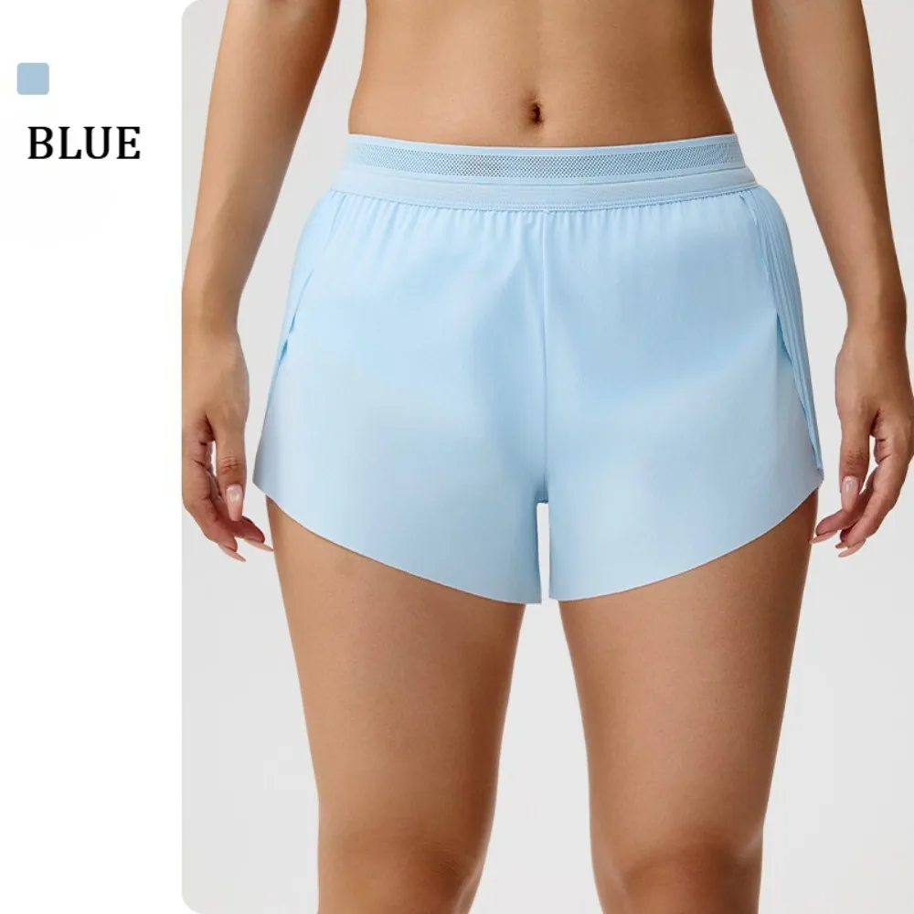 New Three-quarter Length Fitness Shorts Quick-drying Cooling Tennis Yoga Pants Hidden Pocket Breathable Sports Shorts For Women