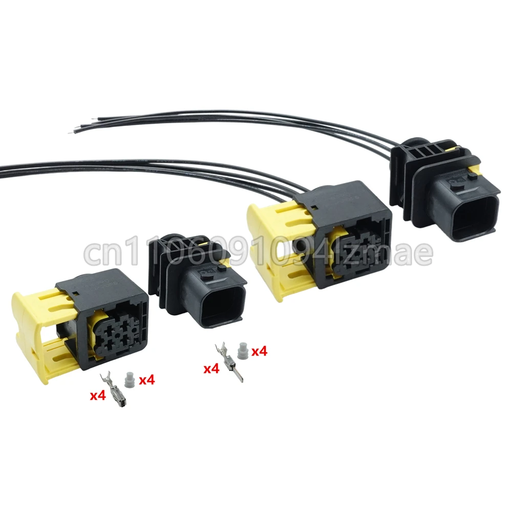 4 Pin Waterproof Automotive Oxygen Sensor Connector Urea pump plug 1-1418390-1 1-1703818-1 1-1703818-1