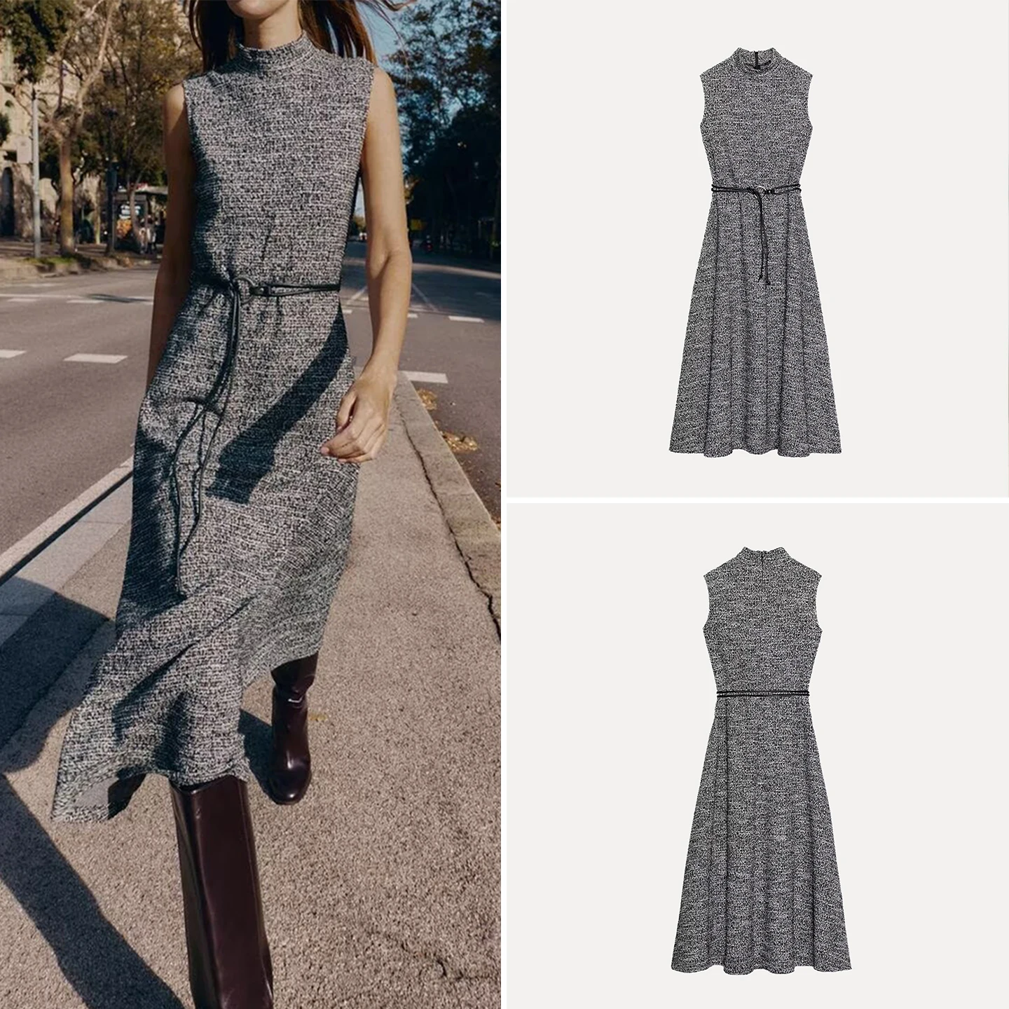 Z 2025 حزام خصر جديد متعدد الاستخدامات ذو طابع شخصي Dr Ele تنورة على شكل حرف a Svel Commute Sle للسيدات Dr #1