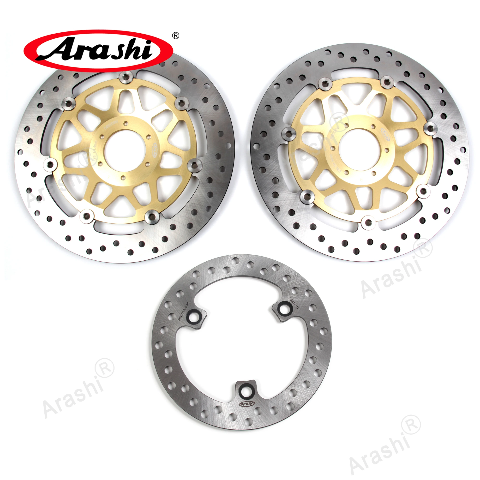 

Arashi 1 комплект 296/186 мм передний и задний тормозной диск для HONDA RS 250 R RS250R 1990 1991 1992, плавающий тормозной диск с ЧПУ