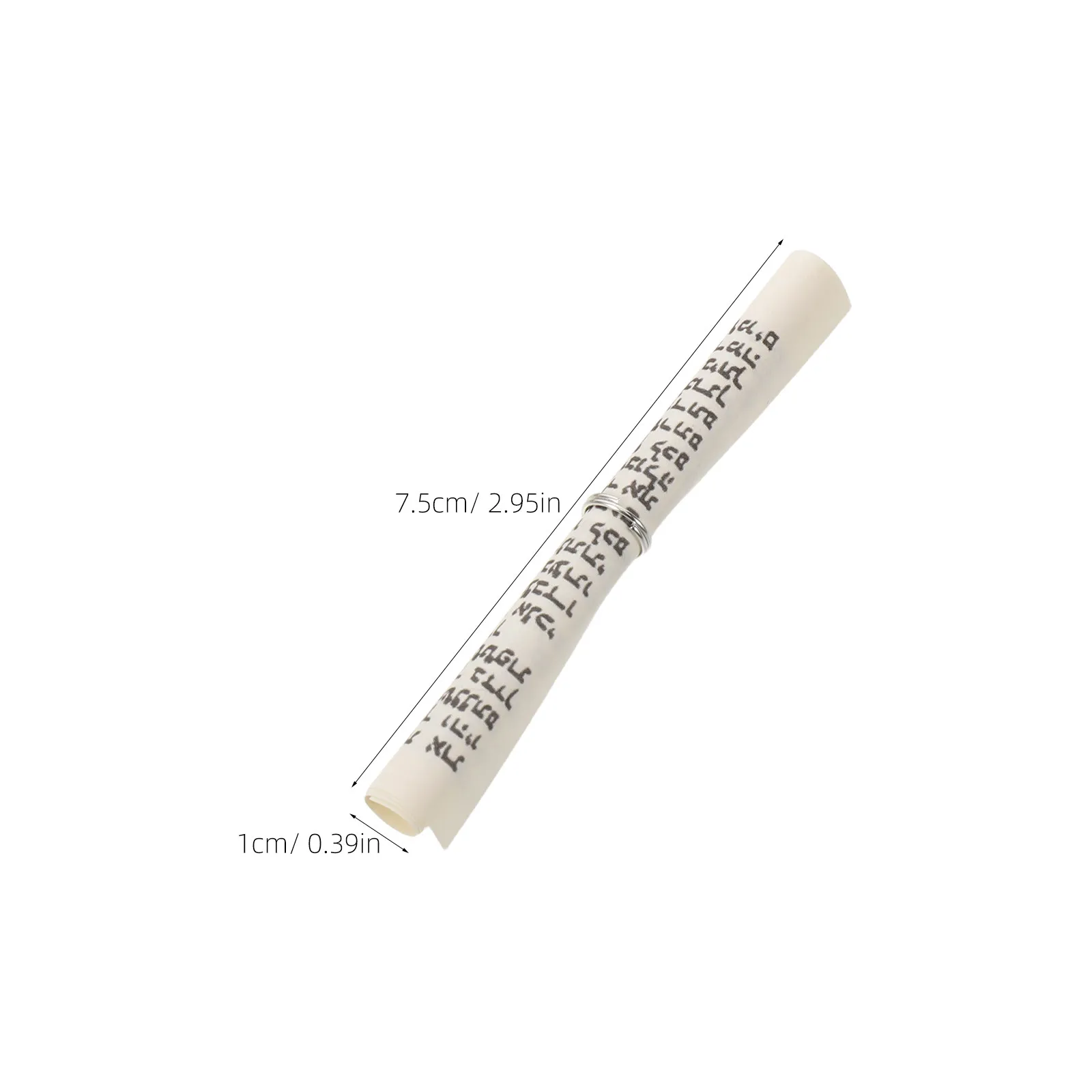 15 Pcs Home Decoration Parchment Paper Hebrew Mezuzah Door Blessing Scroll Wall