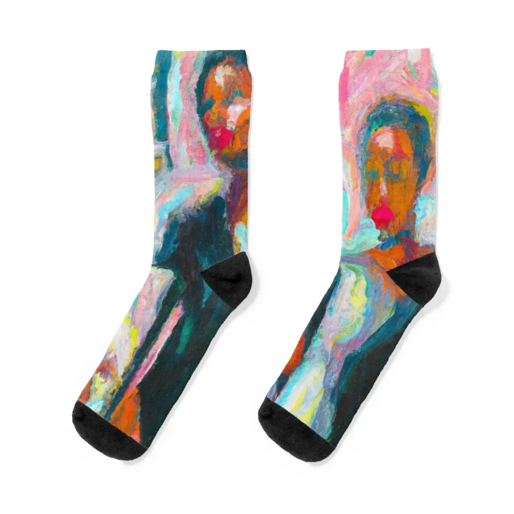 

Jazz Trio Socks custom ankle fashionable kawaii Women Socks Men's