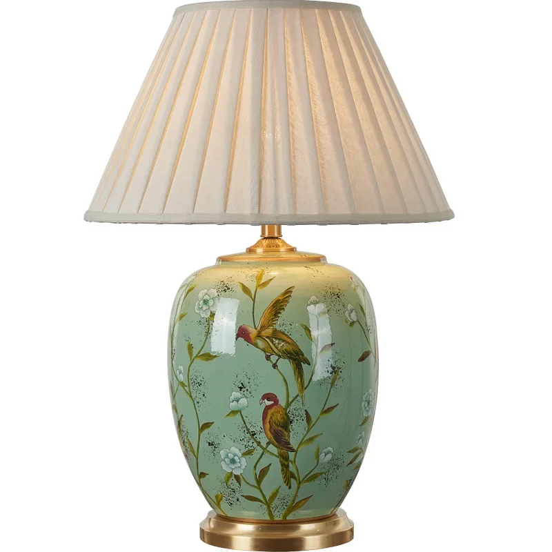 미국식 빌라 대형 거실 테이블 램프 고급 호텔용