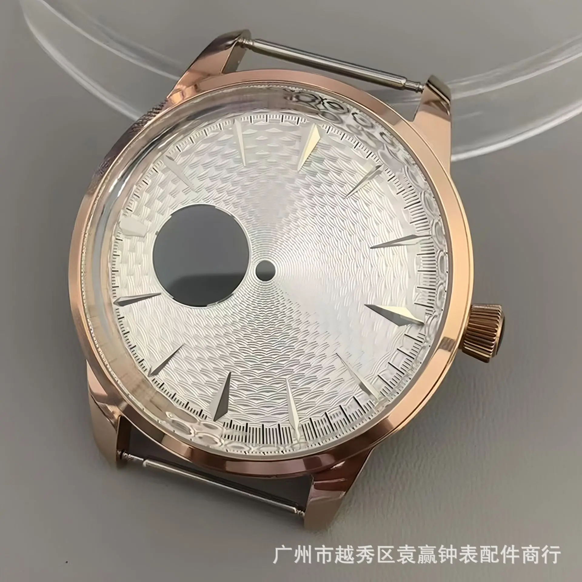 40.5Mm men's cocktail watch modification accessories mechanical case bubble mirror for NH38 movement