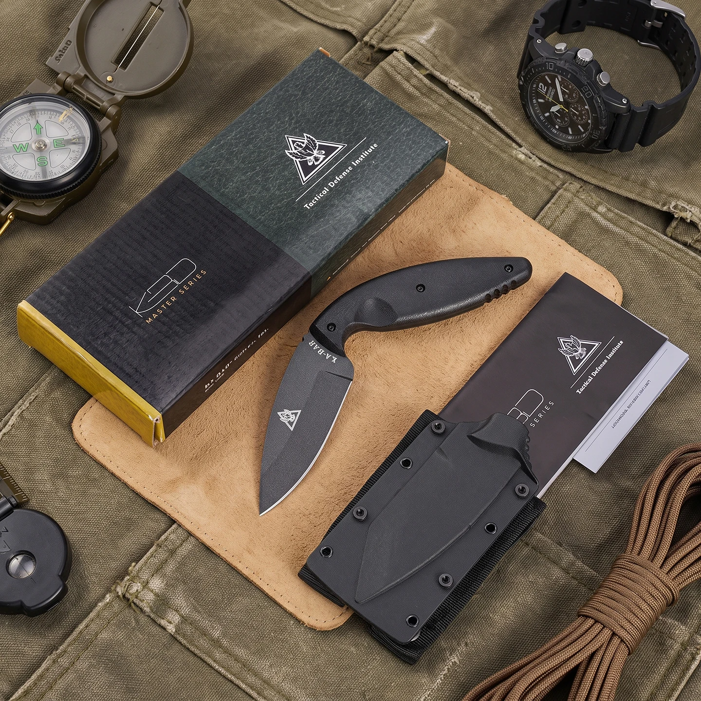 KB-1482 Outdoor Knife - Multi-functional Emergency Portable Tool Knife for Camping, Exploring and Hiking