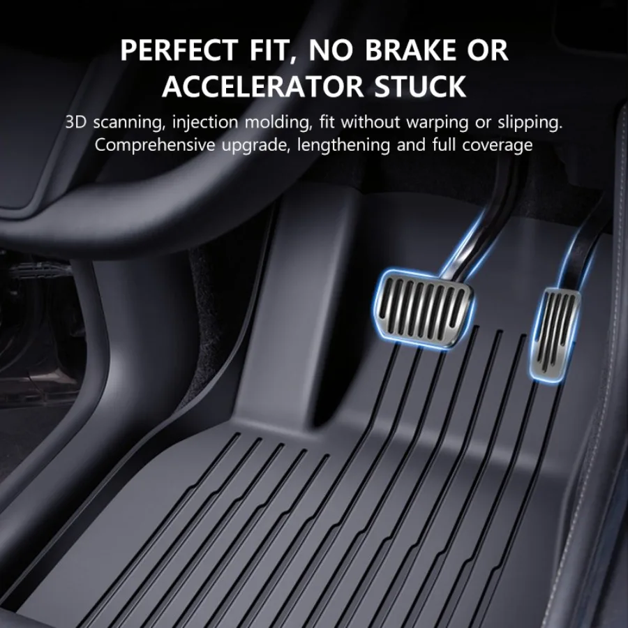 NovaAcc for Tesla Model Y Juniper Floor Liners Trunk Mat Cargo Liner All Weather Water Proof Accessories for New Model Y 2025 2