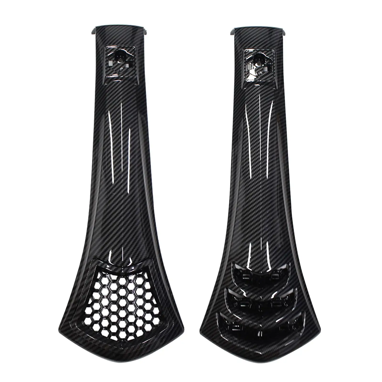 

Front Head Fairing Cover Professional Motorcycle Tie Bracket Decoration Shell Accessories for Vespa GTS 250 300 Grid