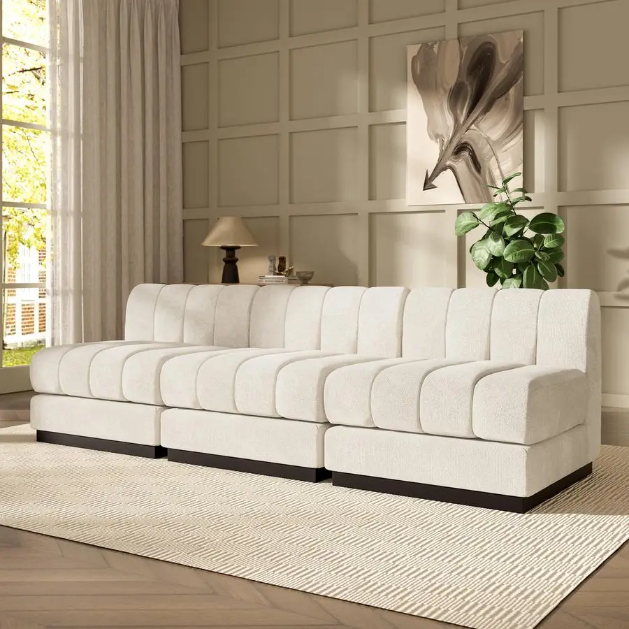 Oversized Sofa Couch Extra Deep Couch Modular Convertible Sectional Sofa Set Comfy Modern Sofas Couches for Living Room Apartme