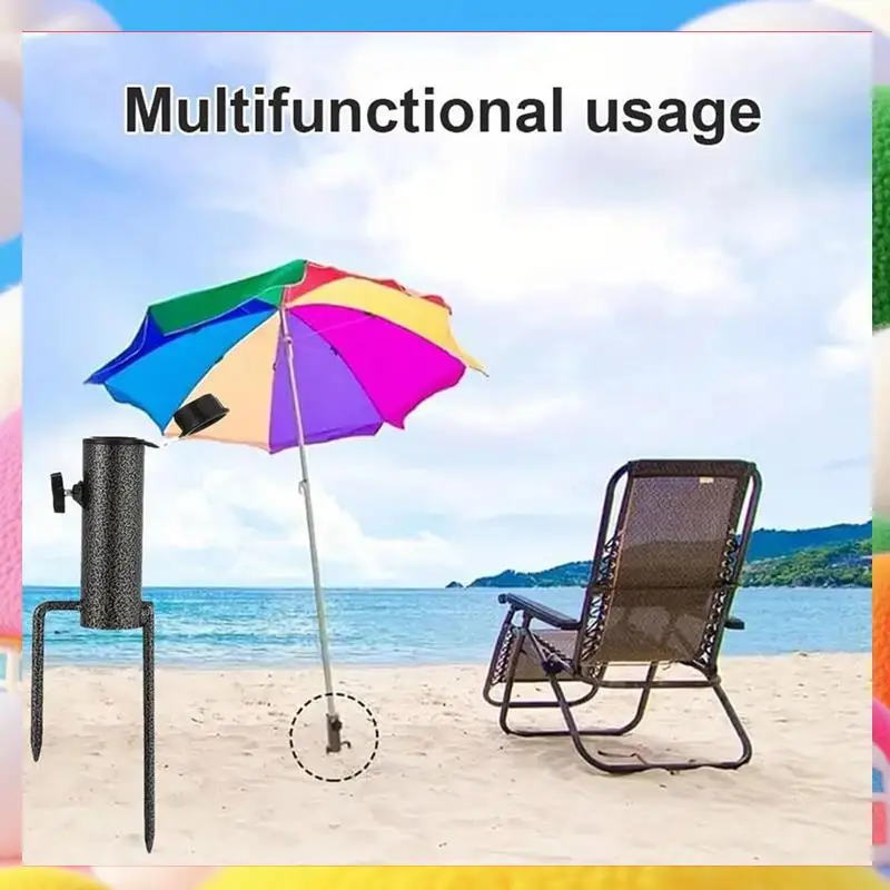 

3 шт. сверхмощный регулируемый спиральный якорь, держатель для зонта, подставки для зонта, основания для зонта для патио, стальной якорь-ABUA