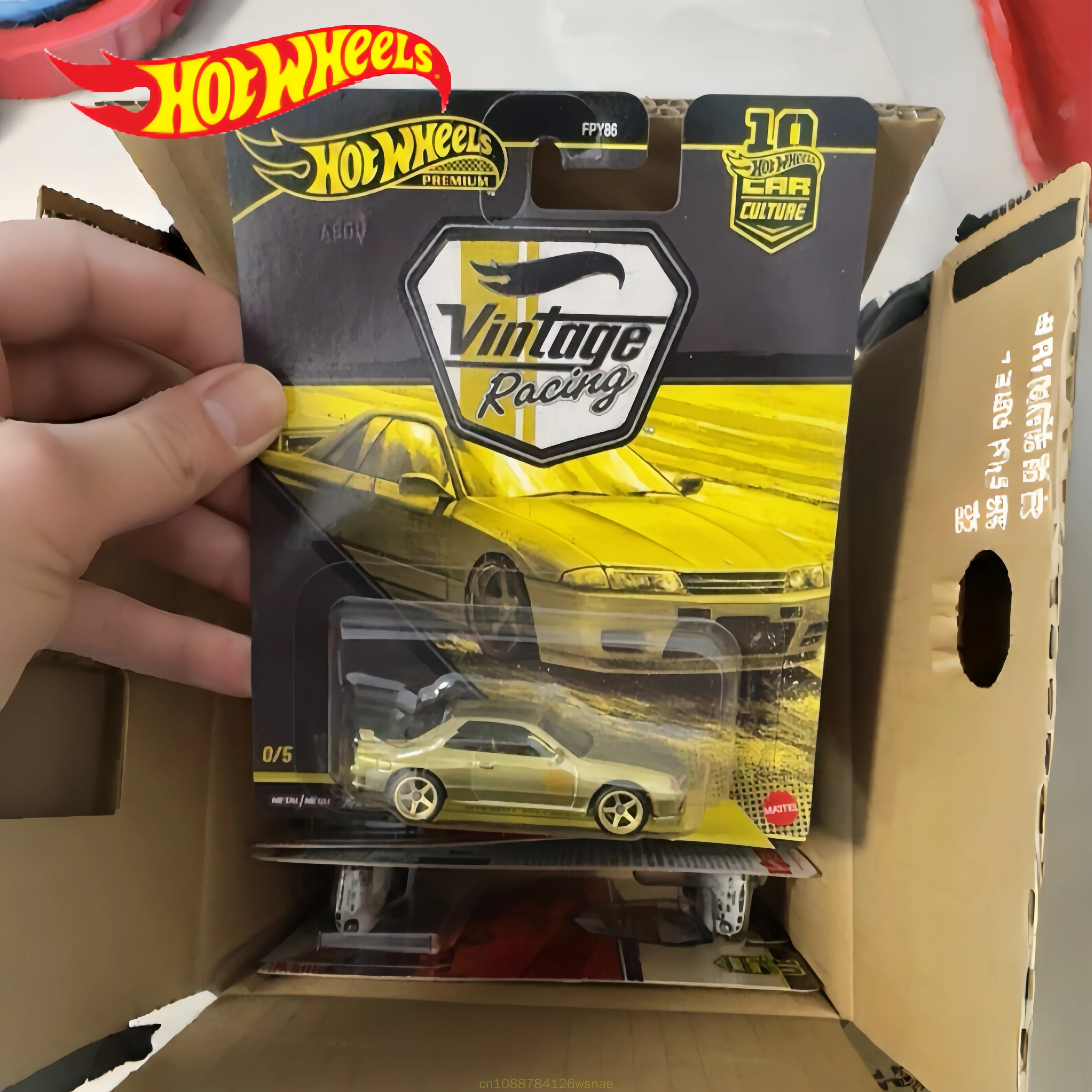 Hot Wheels 1:64 Premium Culture Vintage Number 0 Racing Jaguar Xjs Porsche Corvette Ferrari 250 Lancia Nissan Diecast Alloy Cars