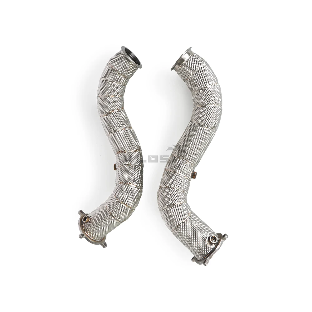 

exhaust Downpipe For MCLAREN 720 720S 4.0T 2019-2023 Stainless Steel Performance Catless downpipe in stock immediate delivery