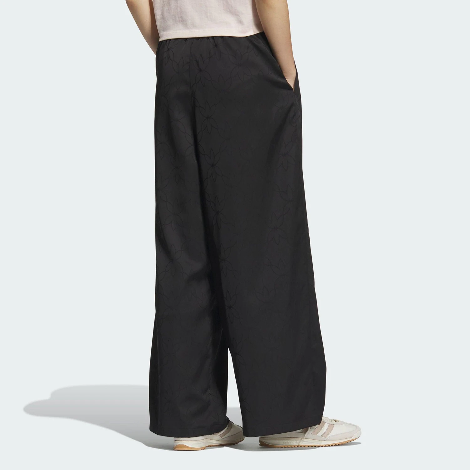 Adidas Originals 2025 Women's Retro Wide-leg Pants KB6406
