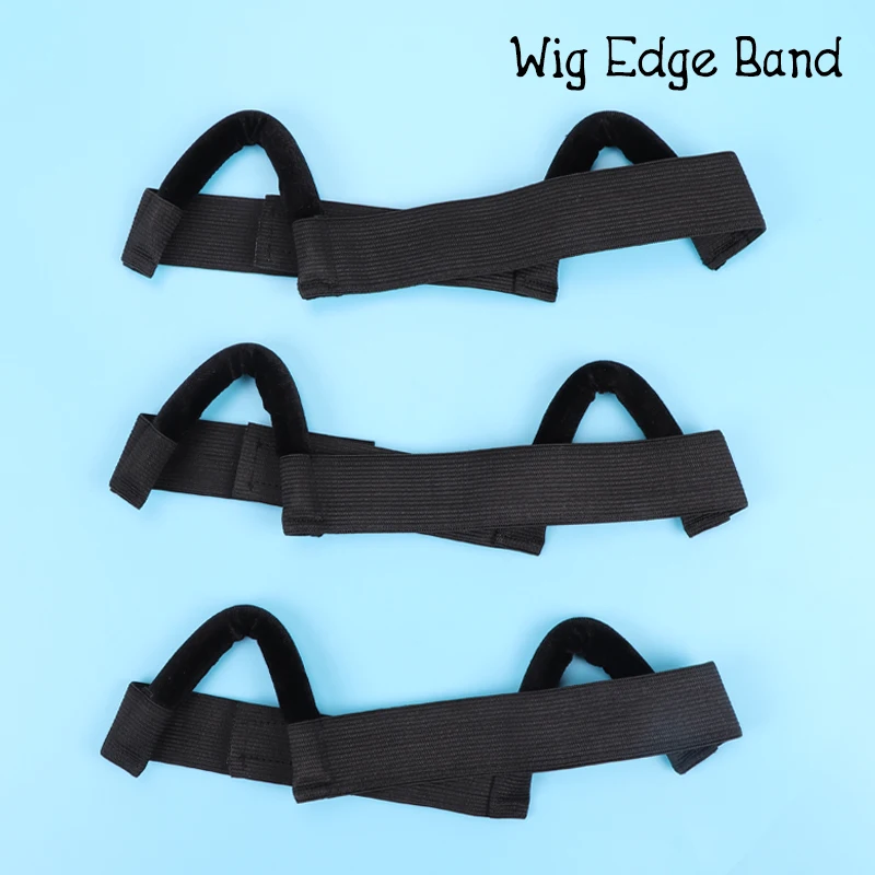 Wig Headband With Ear Cut Out 5Pcs Melting Band To Lay Edges Elastic Band For Wigs 3/3.5Cm Painless Installation Wig Accessories