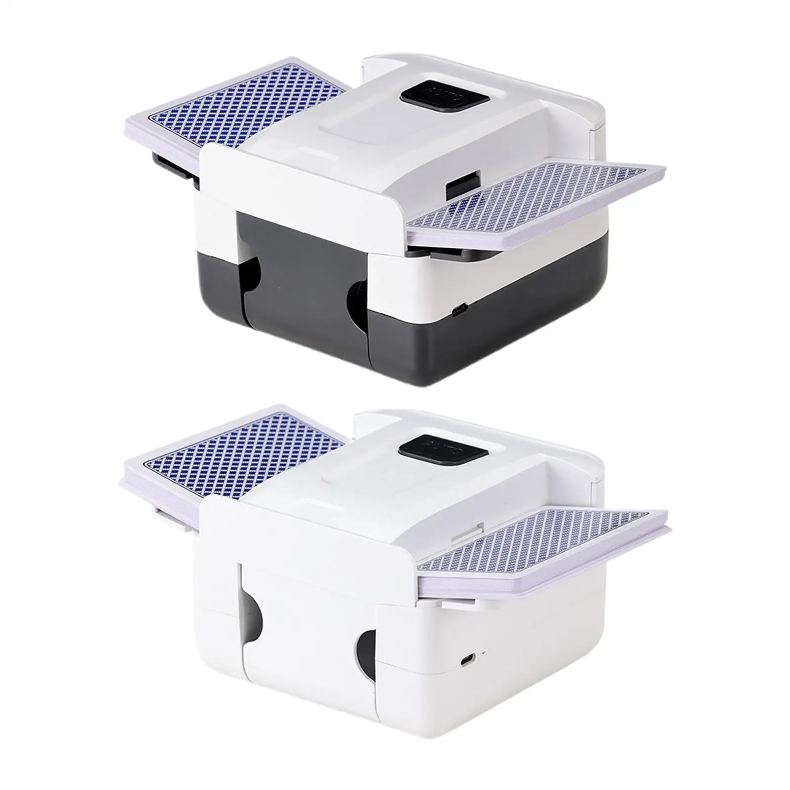 

Машина для перемешивания карт, перезаряжаемый аксессуар для игральных карт, электрическая машина для перемешивания карт для семейного кемпинга, путешествий, рабочего места, дома