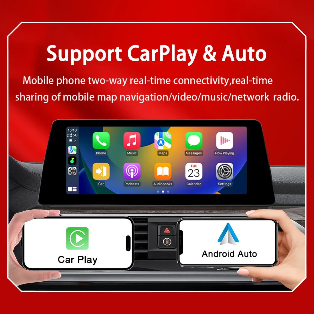 10.25 بوصة كوالكوم سنابدراجون 665 اللاسلكية CarPlay السيارات أندرويد 14 لسيارات BMW X3 G01 X4 G02 مشغل فيديو السيارة الوسائط المتعددة راديو GPS #2