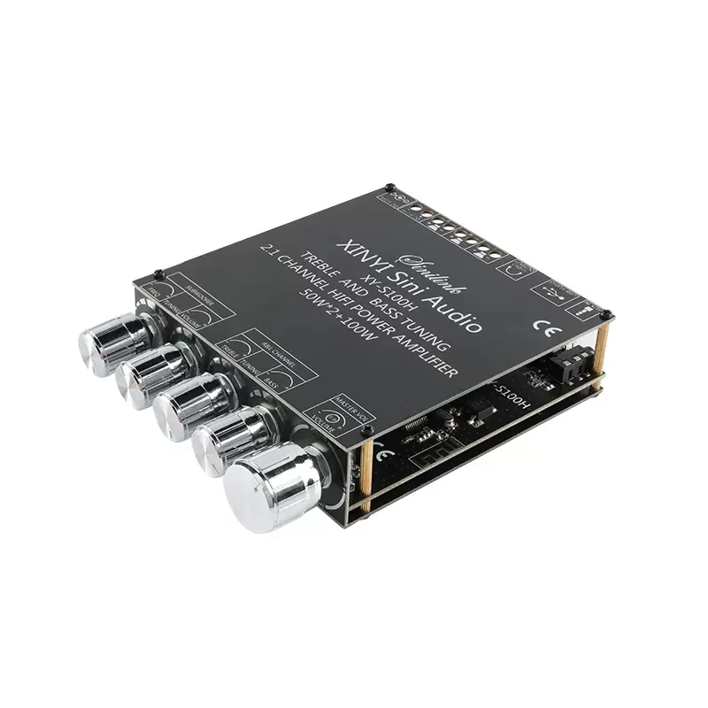 XY-S100L XY-S100H 50W * 2+100W2.1 channel  audio amplifier board module for high and low frequency adjustment