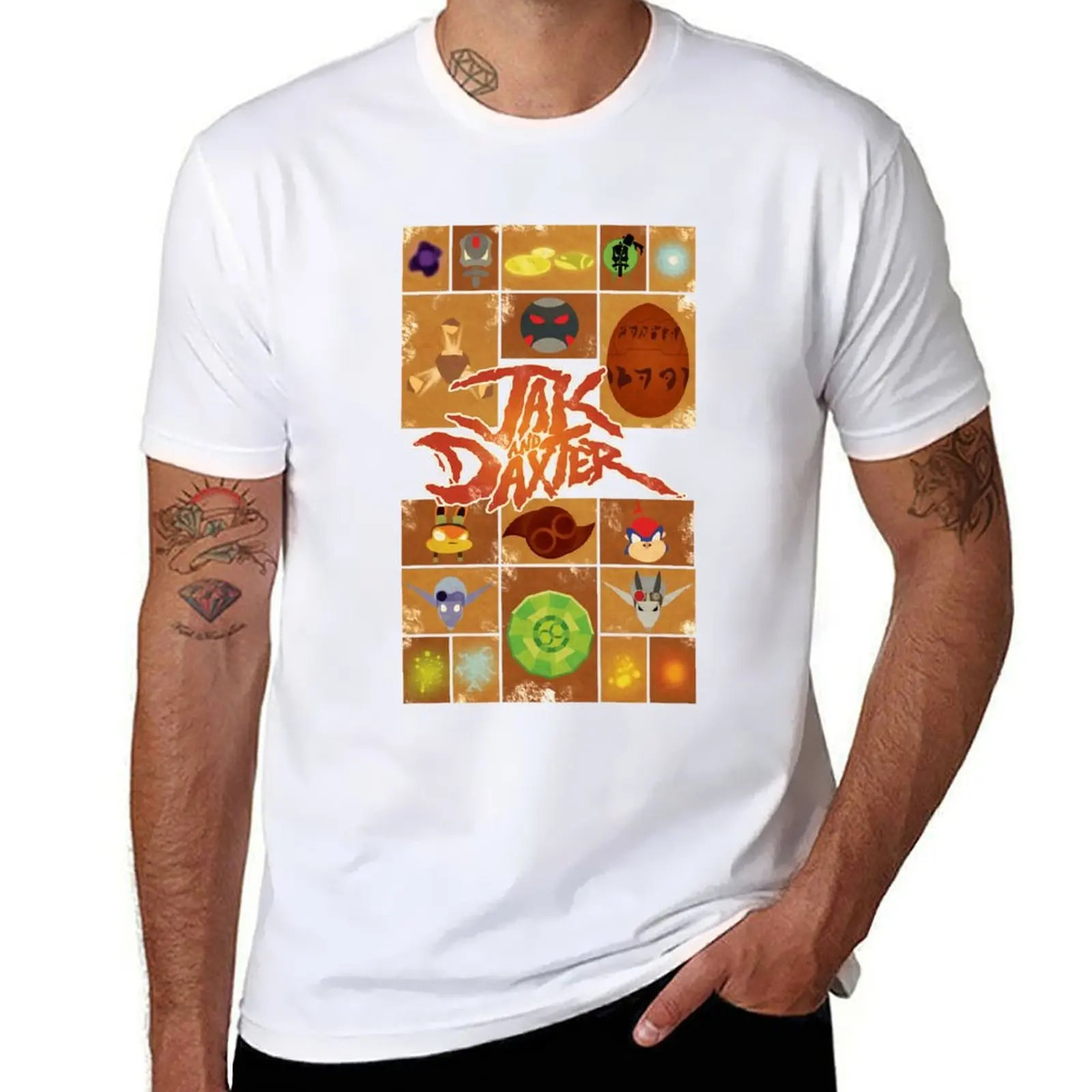 Jak and Grid For Fans T-Shirt man t shirt cotton high quality t shirt men 100% cotton luxury brand T-Shirt