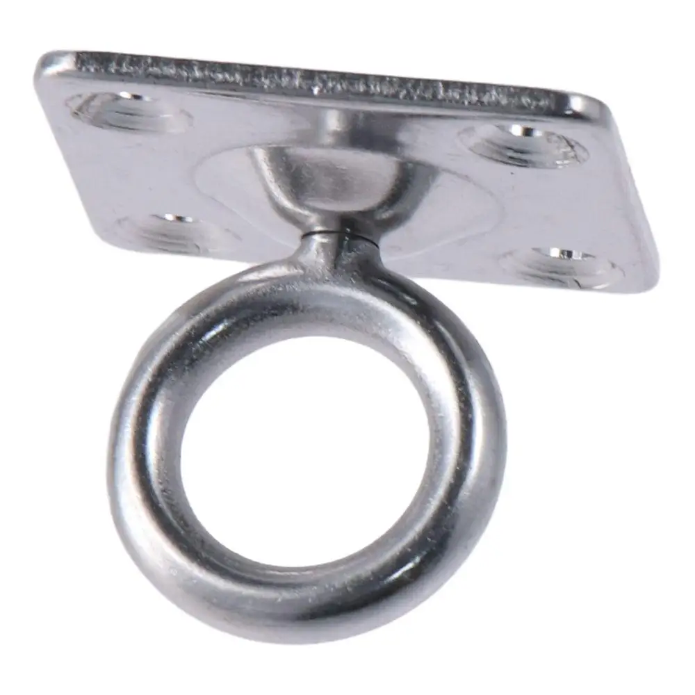 Durable Stainless Steel Ceiling Hooks 35mmx15mm Ceiling Mount,Door Mount Rotating Ceiling Hooks Pad Silver U Hooks for Seawater