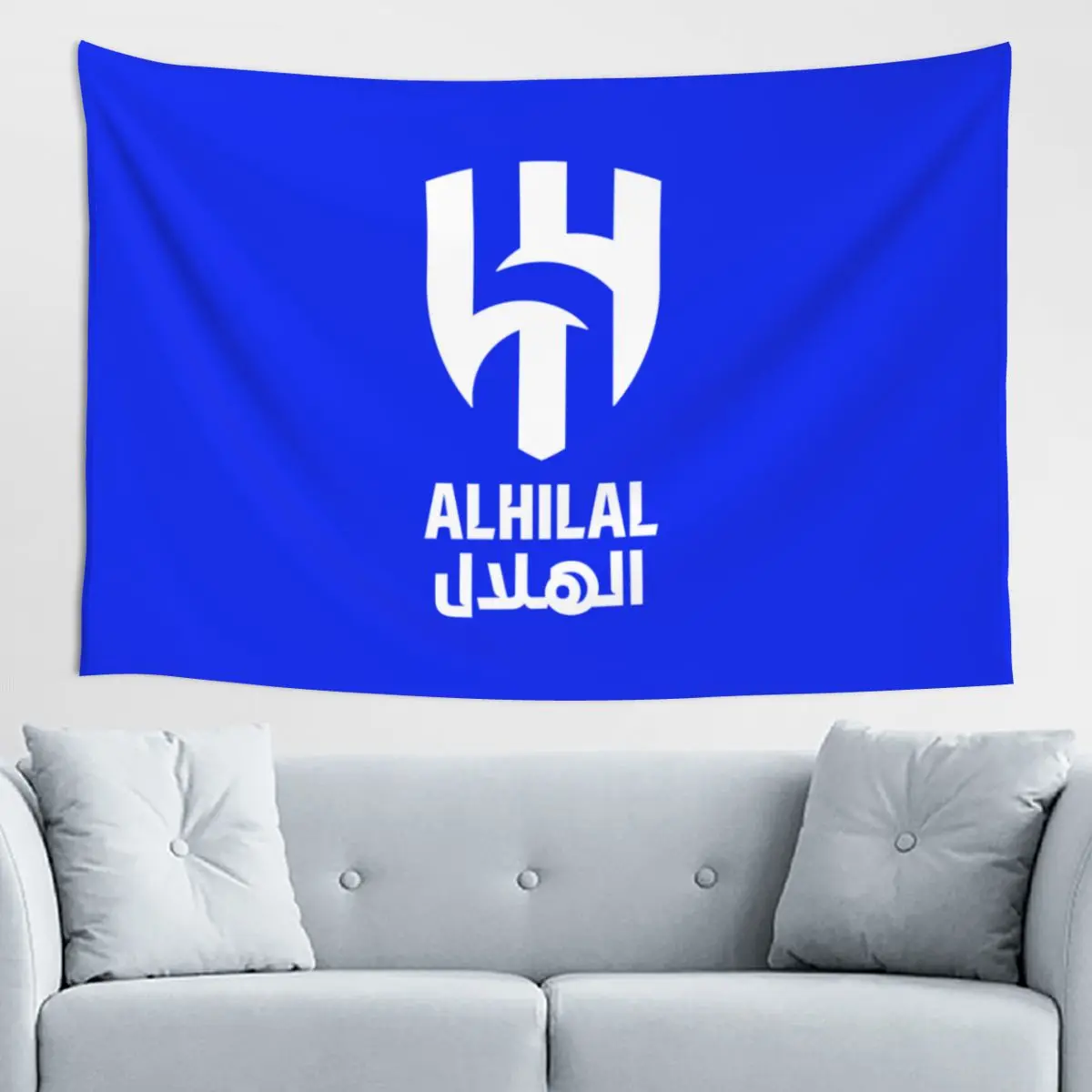 Al Hilal-tapiz de Riyadh para decoración del hogar, arte de pared colgante, estética, tela grande, dormitorio y sala de estar