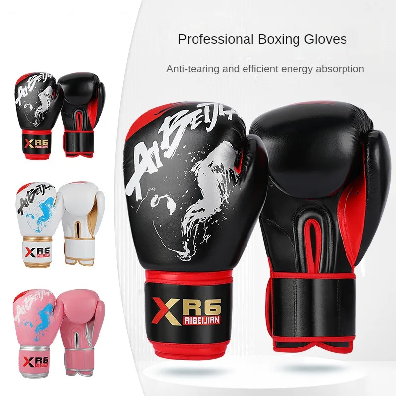 

Professional Adult Boxing Gloves Sanda Fighting Training Mittens Kickboxing Hand Protectors Guantes De Boxeo Wraps Karate Gloves