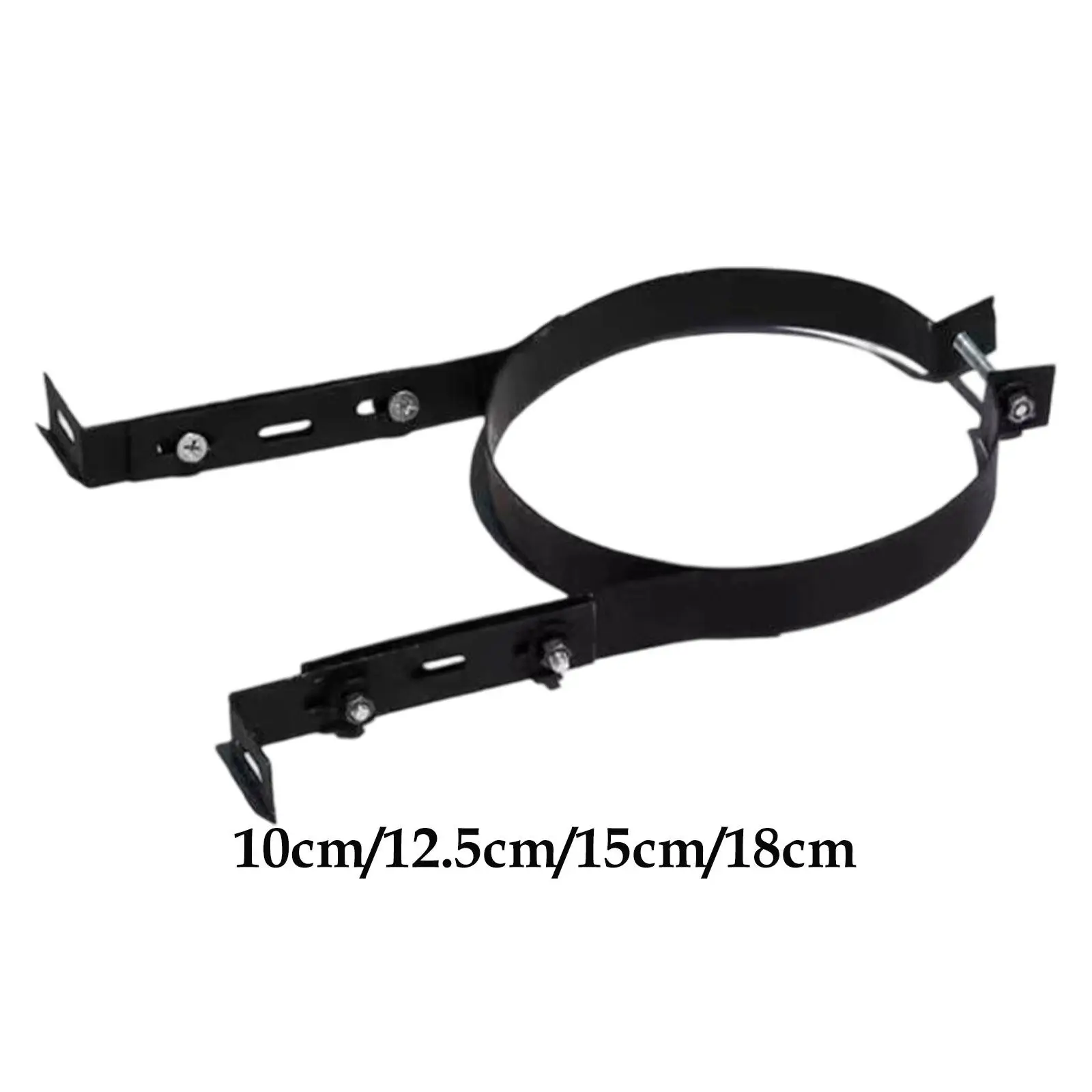 Chimney Pipe Bracket Wall Support Bracket Adjustable Accessory Heat Resistant Sturdy Pipe Hanger Vent Wall Strap