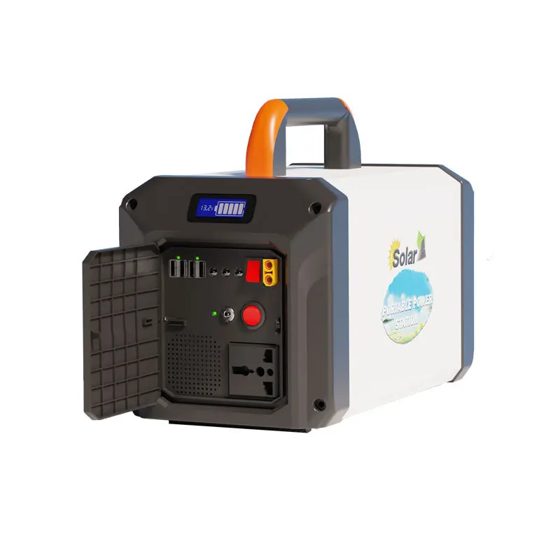 500W Outdoor High-Power Energy Storage Mobile Power Supply 220V Emergency Car Starter LCD Display Overvoltage Protection For
