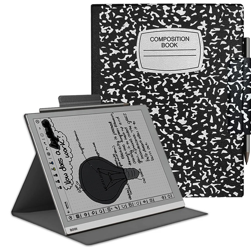 Case for Onyx BOOX Tablet Go 10.3 Gen II Lumi E-Paper Ultra-Thin Lightweight Auto Sleep/Wake Cover, Magnetic Pen Buckle