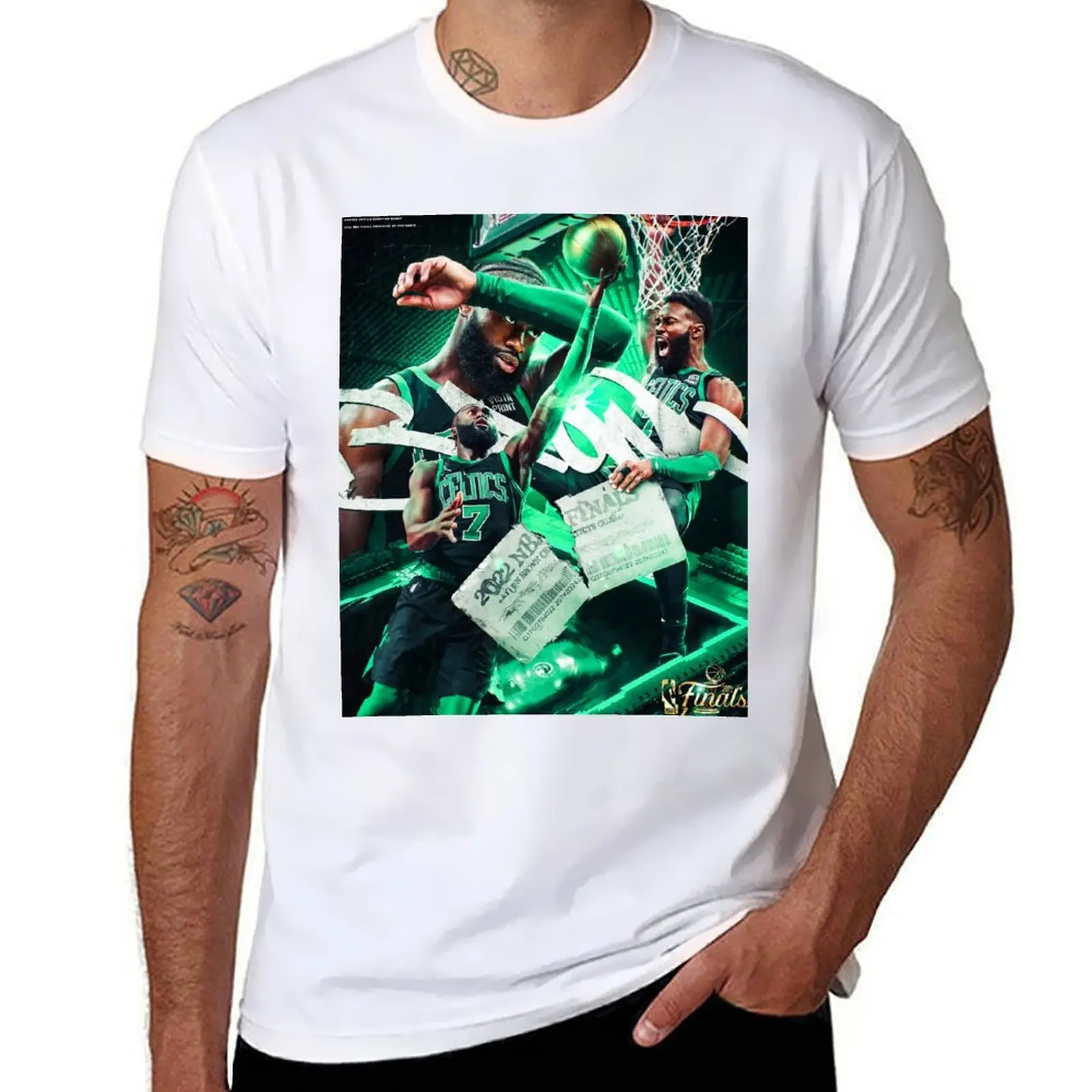 

Jaylen Brown 7 Basketball T-Shirt cotton t shirt pack t shirt man designer T-Shirt