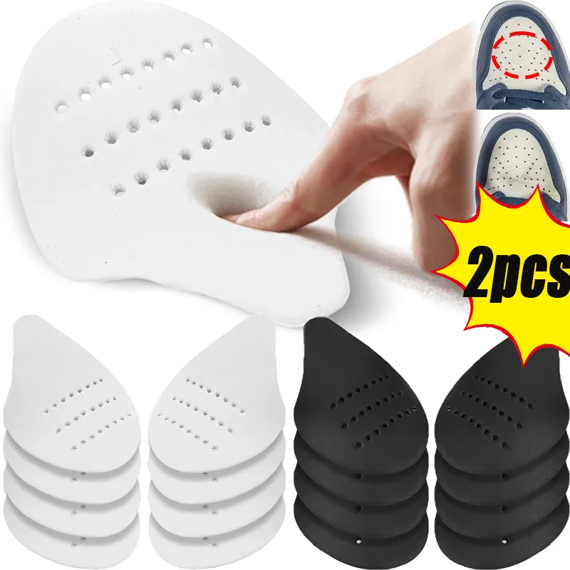 

2pcs Sneakers Anti Crease Wrinkled Fold Shoes Support Toe Cap Sport Ball Shoes Head Stretcher Shoe Shape