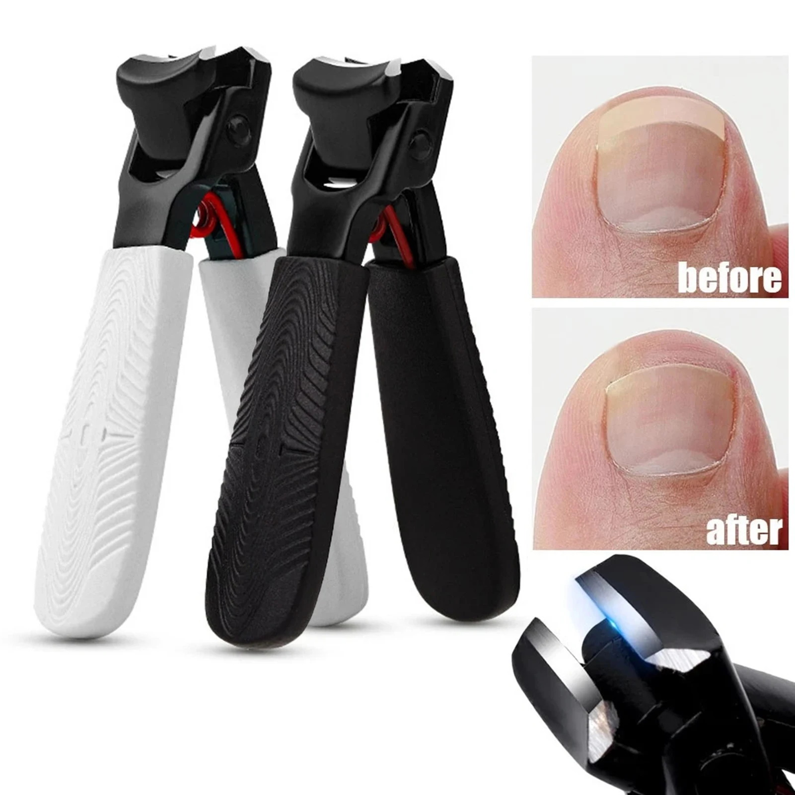Large Toenail Clippers Professional Stainless Steel Thick Hard Nails Cutter For Men Women Sharp Durable Home Pedicure Care Tool