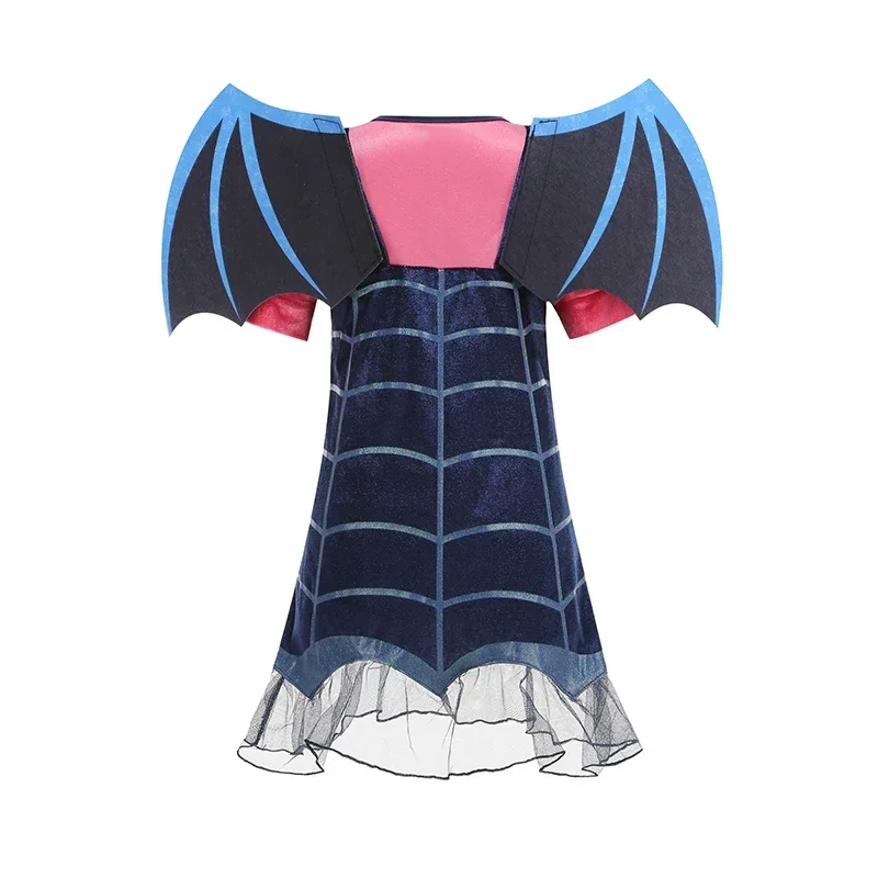 Vampirina Cosplay-Kleid für Kinder, Mädchen, Prinzessinnenkleidung, Charms, Verkleidung, Weihnachten, Halloween, Kostüm, Kinder, Karneval, Party-Outfit – Detail 4