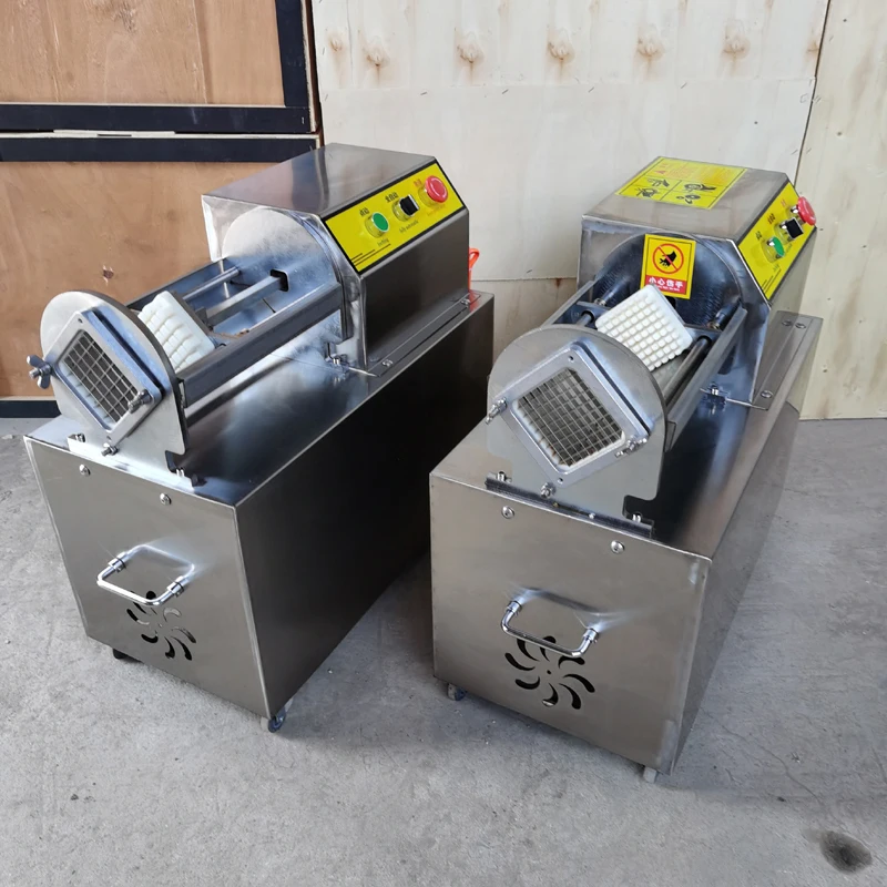 

French Fries Machine Electric Commercial Automatic Potato Cucumber Sweet Pumpkin Taro Cutter